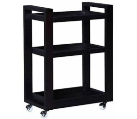 MAHIMART AND HANDICRAFTS Solid Wood Bar Trolley  (Finish Color - Dark Oak Finish, DIY(Do-It-Yourself))