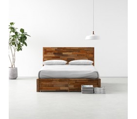 MAHIMART AND HANDICRAFTS Austin Storage Bed