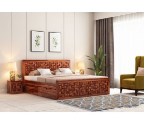 MAHIMART AND HANDICRAFTS Howler Bed With Side Storage