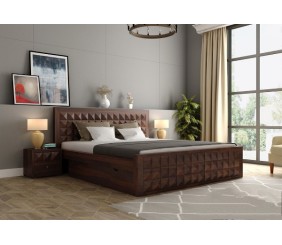 MAHIMART AND HANDICRAFTS Morse Bed With Storage