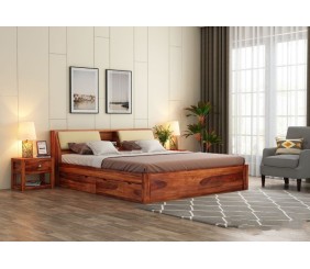 MAHIMART AND HANDICRAFTS Walken Bed With Storage