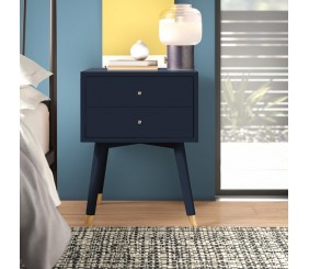 MAHIMART AND HANDICRAFTS Debriana 2 - Drawer Metal Nightstand