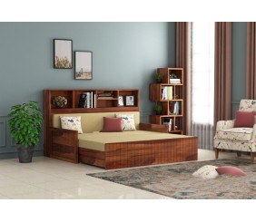 MAHIMART AND HANDICRAFTS Savannah Sofa Cum Bed With Storage