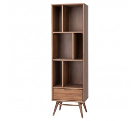 MAHIMART AND HANDICRAFTS 19'' Solid Wood Geometric Bookcase