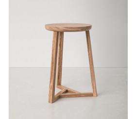 MAHIMART AND HANDICRAFTS Chantrell Solid Wood End Table