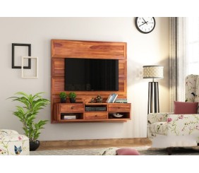 MAHIMART AND HANDICRAFTS Snapple Wall Mount Tv Unit