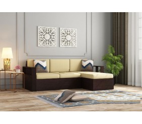 MAHIMART AND HANDICRAFTS Candice L-Shape Multifunctional Corner Sofa