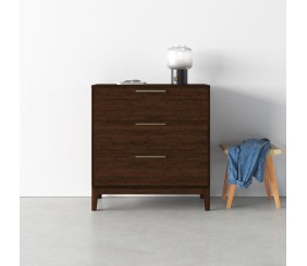 MAHIMART AND HANDICRAFTS Copenhagen 3 Drawer Solid Wood