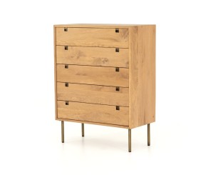 MAHIMART AND HANDICRAFTS Elsa 5 Drawer Standard Dresser/Chest