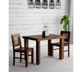 MAHIMART AND HANDICRAFTS Rosewood 2 Seater Dining Set Solid Wood 2 Seater Dining Set  (Finish Color -Provincial Teak, DIY(Do-It-Yourself))