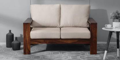 House of Pataudi Neomi Fabric 2 Seater Sofa  (Finish Color - Brown, Pre-assembled)