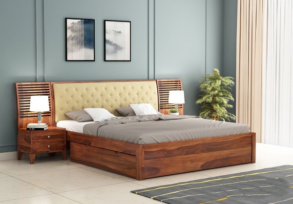 MAHIMART AND HANDICRAFTS Persia Bed With Side Storage