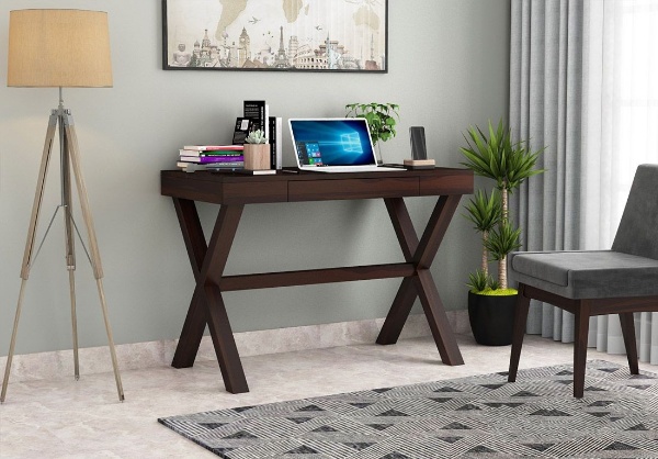 MAHIMART AND HANDICRAFTS Poppy Solid Computer Desk