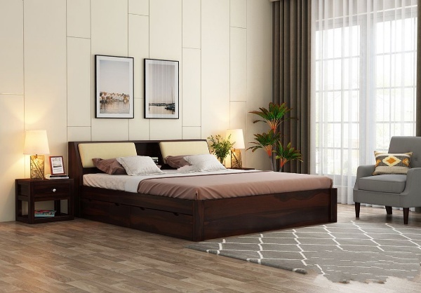 MAHIMART AND HANDICRAFTS Walken Bed With Storage