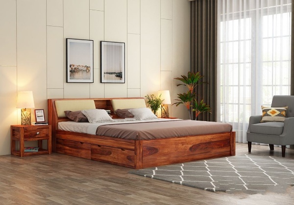 MAHIMART AND HANDICRAFTS Walken Bed With Storage