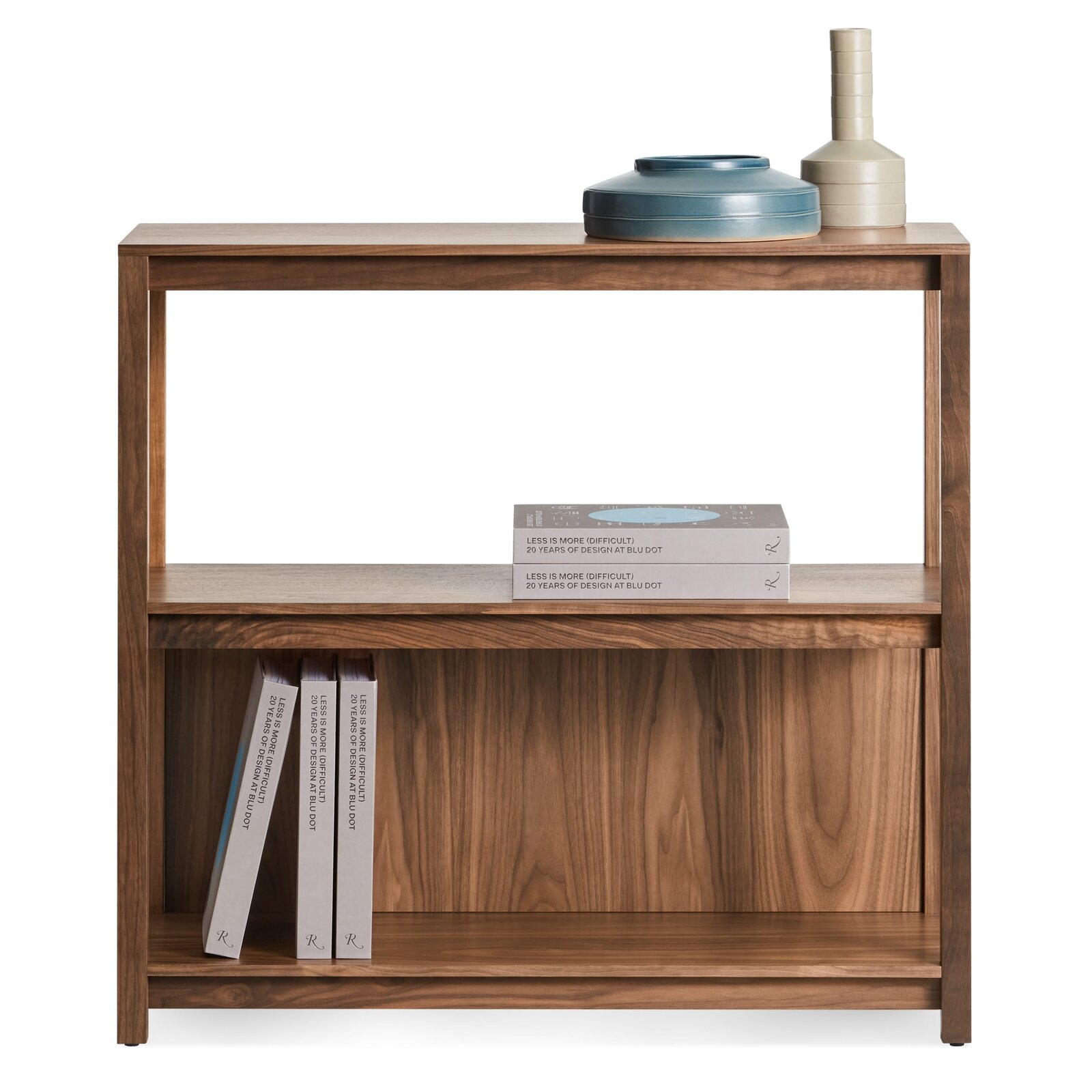 MAHIMART AND HANDICRAFTS Open Plan Small Low Bookcase