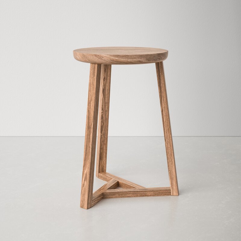MAHIMART AND HANDICRAFTS Chantrell Solid Wood End Table