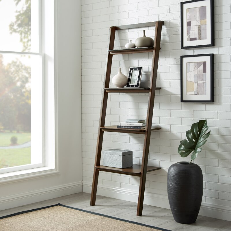 MAHIMART AND HANDICRAFTS Quinn 24'' Ladder Bookcase