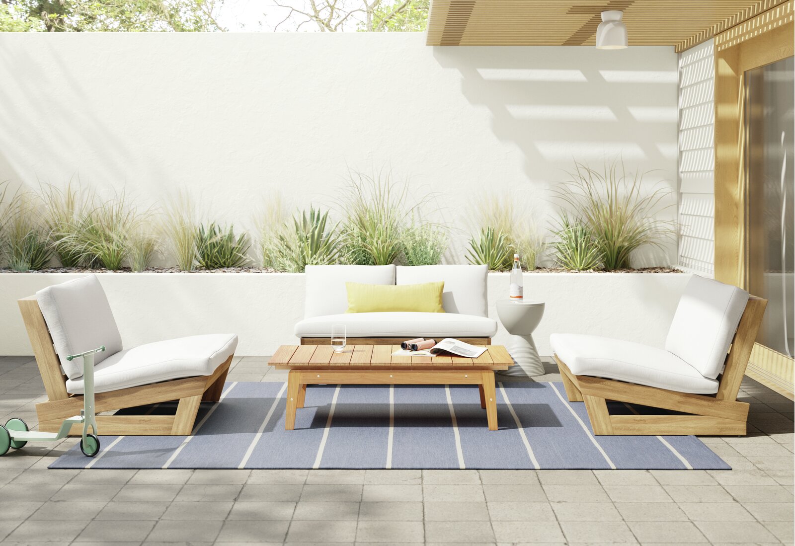 MAHIMART AND HANDICRAFTS Bartol Solid Wood Coffee Table