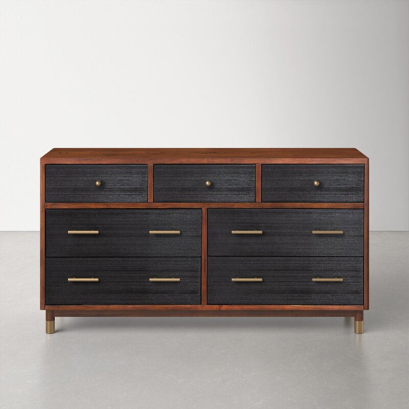 MAHIMART AND HANDICRAFTS Twedt 7 Drawer