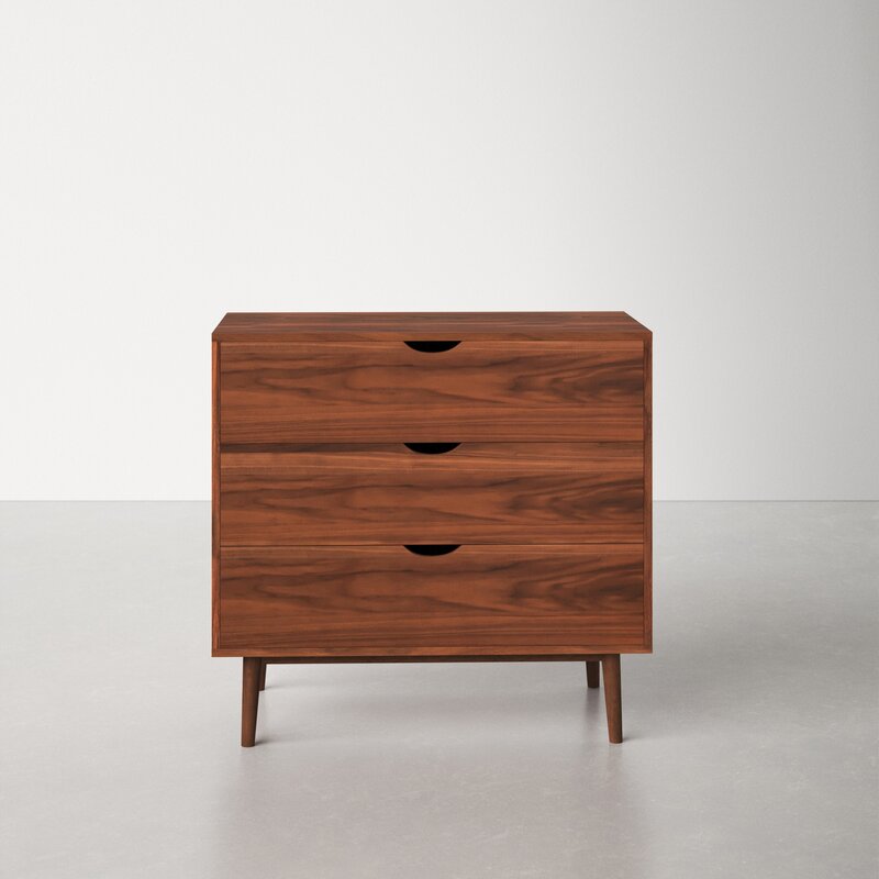 MAHIMART AND HANDICRAFTS Indra 3 Drawer Standard Dresser/Chest