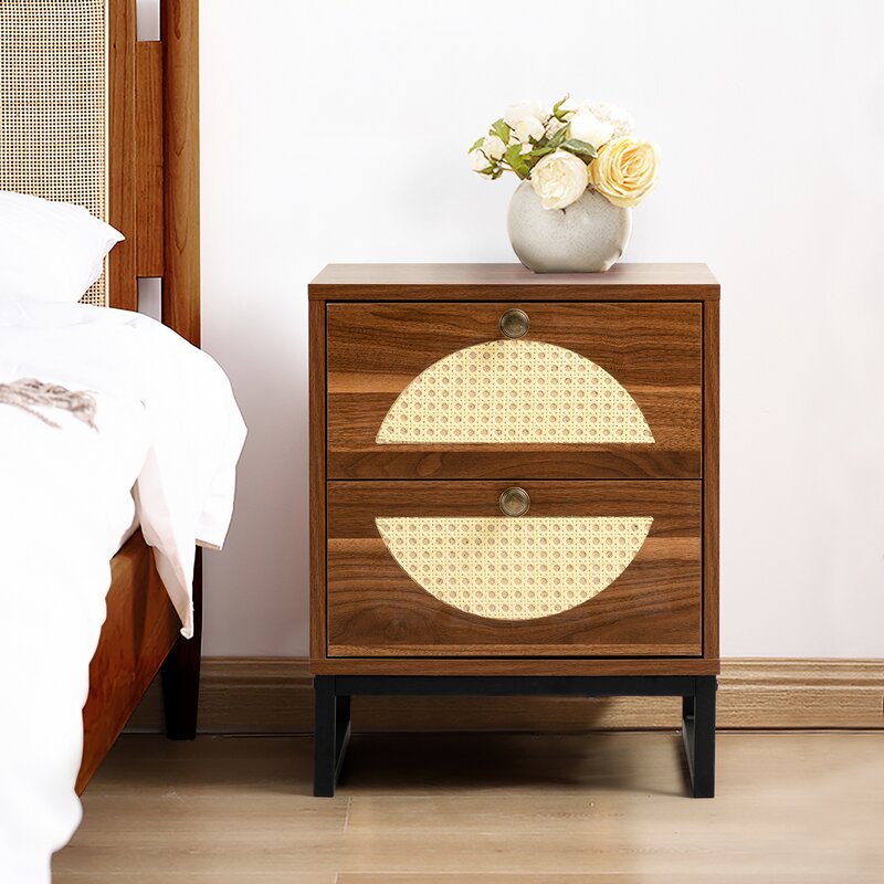 MAHIMART AND HANDICRAFTS Penelope 2 - Drawer Nightstand