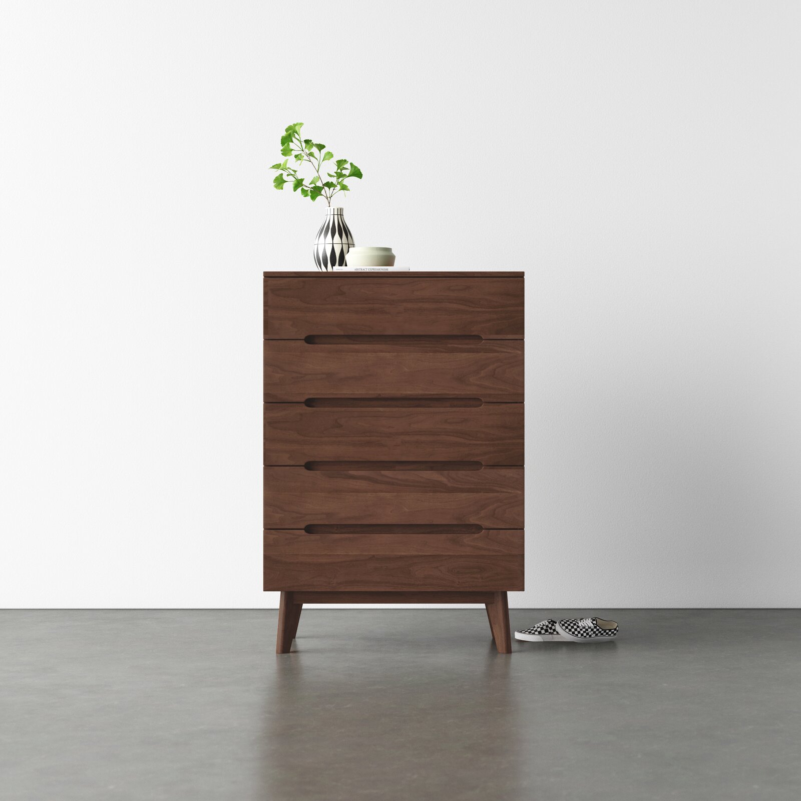 MAHIMART AND HANDICRAFTS Cascades 5 Drawer Standard Dresser/Chest