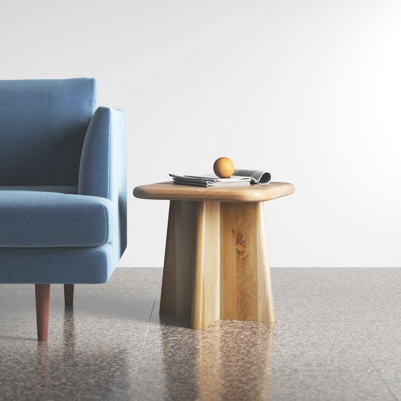 MAHIMART AND HANDICRAFTS Orion Solid Wood End Table
